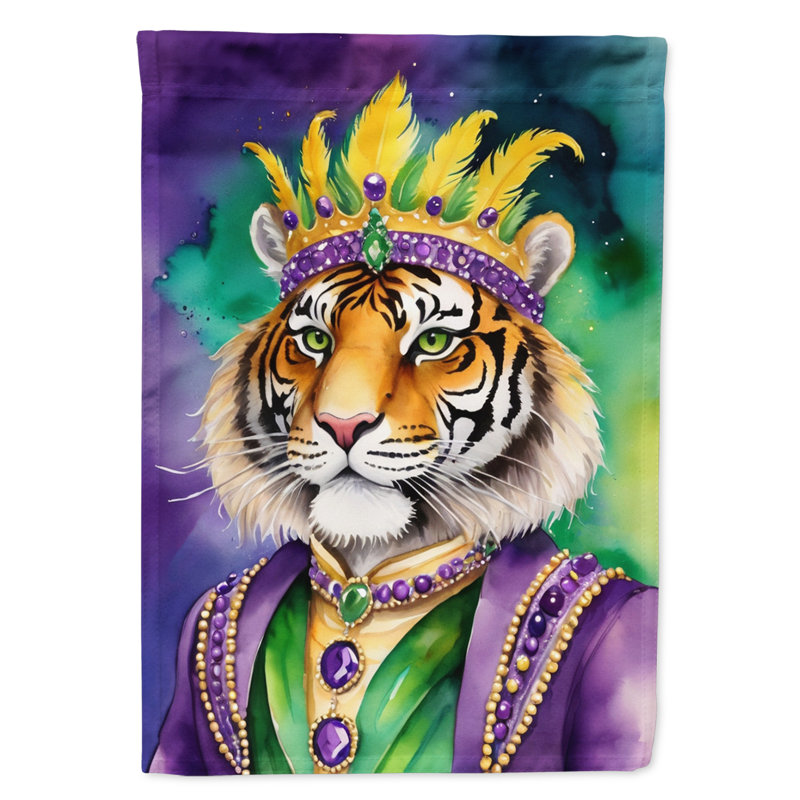 Drapeau de jardin double en polyester H 15,5 po x l 11,25 po