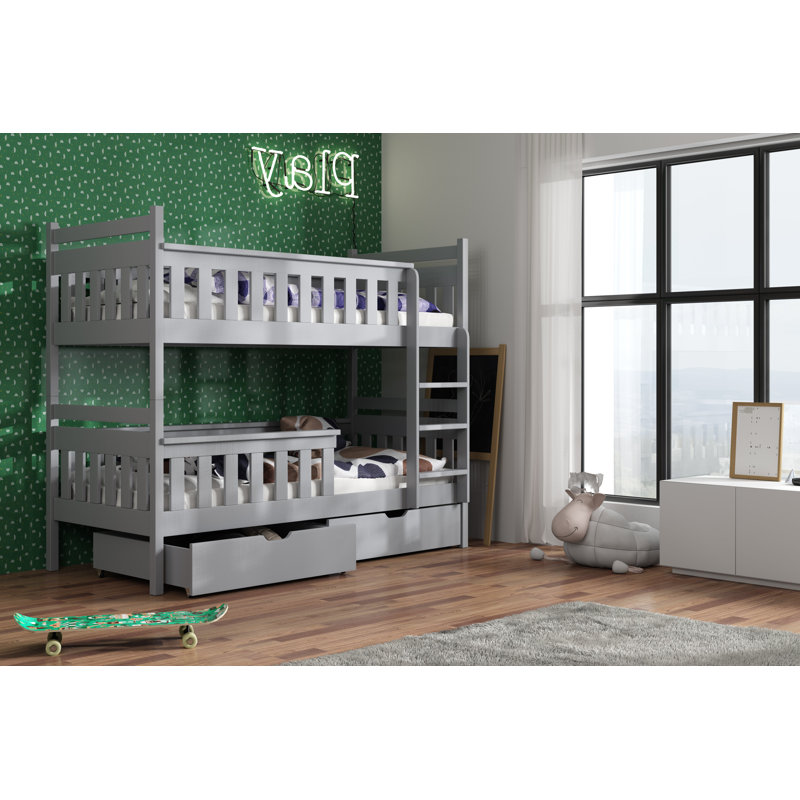 Single (3') Standard Bunk Bed and Mattress, Right