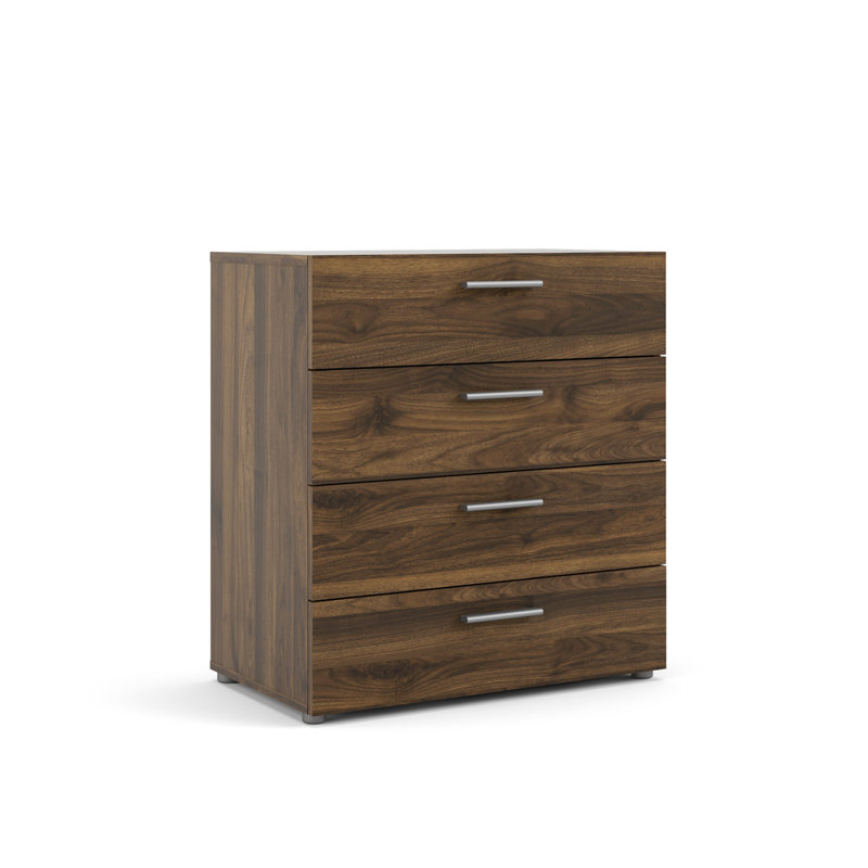  Commode 4 tiroirs Austin, Brun