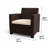 5 Person - 4 Pc Sofa Conversation Set with Cushions in Espresso-971590674-951756999