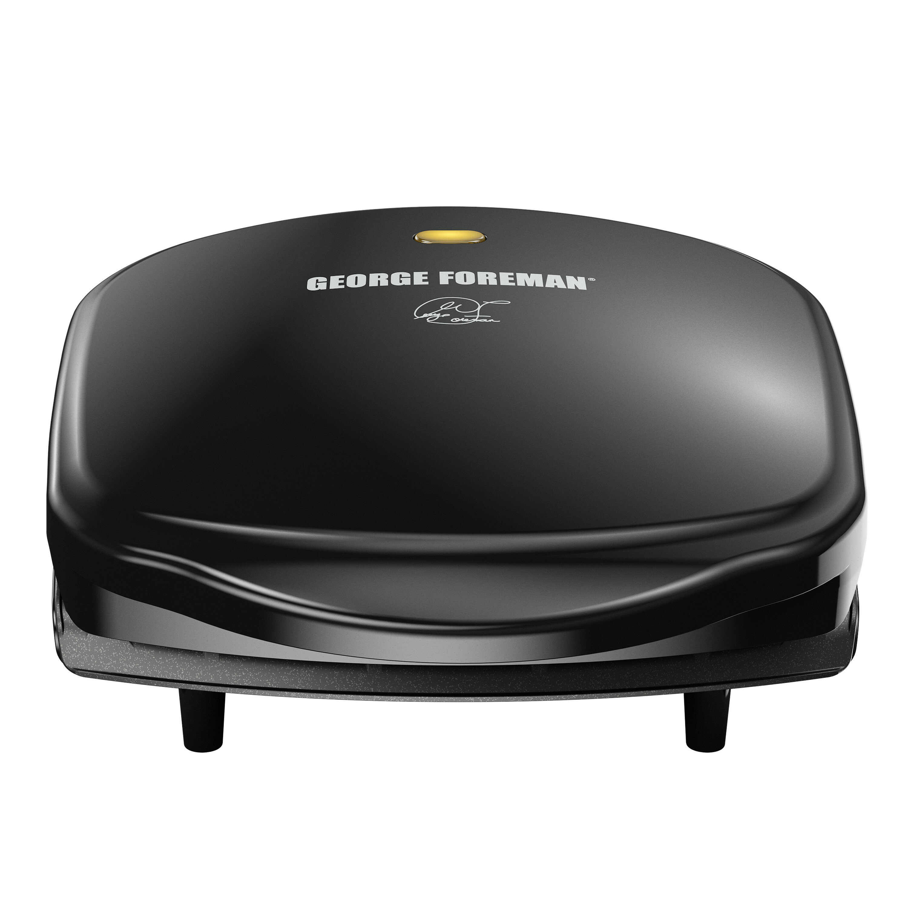 George Foreman GR10B 2-Serving Classic Plate Electric Indoor Grill and  Panini Press, Black