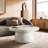 Watterson Andolise Modern 31.5"W Faux Travertine Simple Assembly Round Coffee Table-116995732