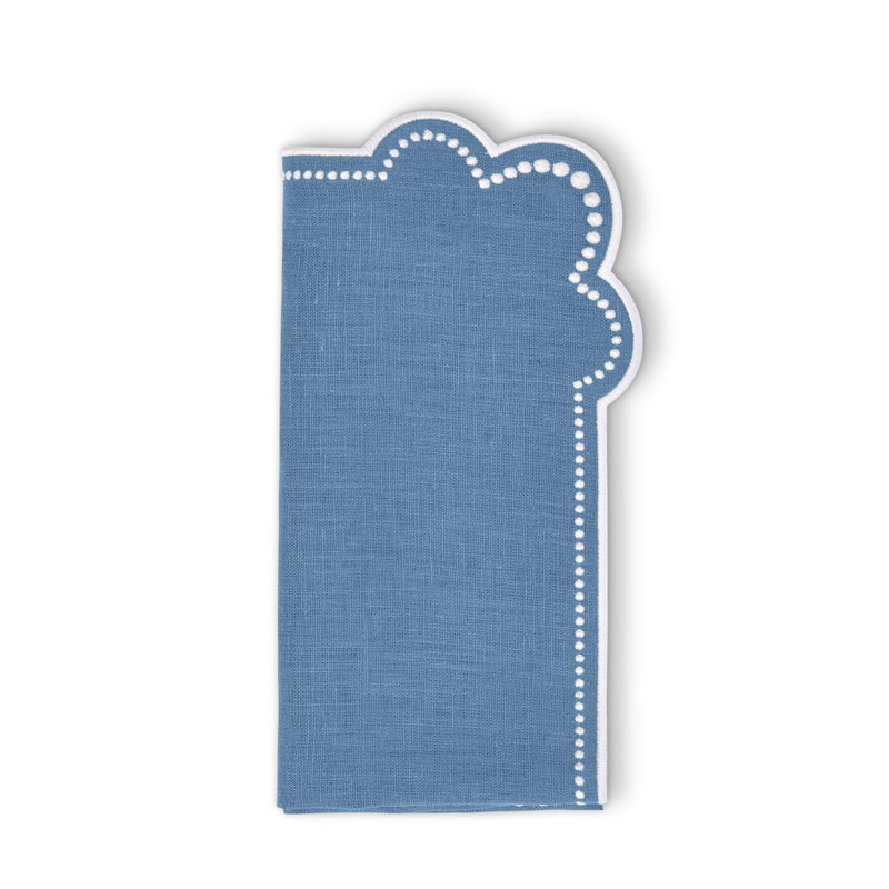 Linen Scalloped Napkin