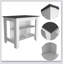 Ensemble de cuisine 2 pièces Onyx avec îlot et garde-manger, rangement spacieux et design épuré pour les cuisines modernes