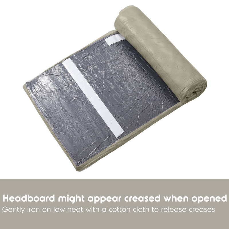 Olive Green Full Upholstered Tufted Wall Mounted Headboard
