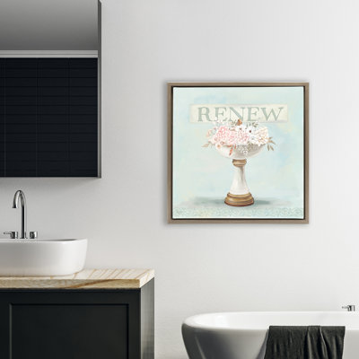 Renew Floral Sink Floating Frame, design by Mollie B.