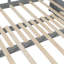 Lit de jour extensible avec couchette, lit de jour en bois avec couchette, gris