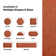 Modern Plush Solid Color Rug - Orange, Pet and Kids Friendly Rug., Area Rugs Great for kids, Pets, Event, Wedding 