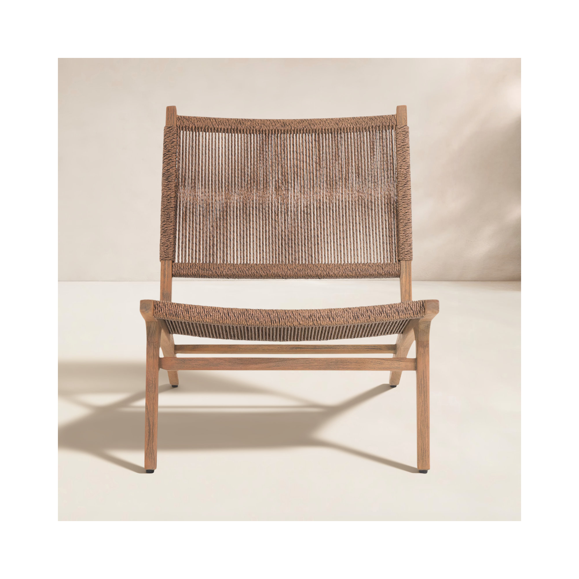 Rockaway Outdoor Lounge Chair, Brown