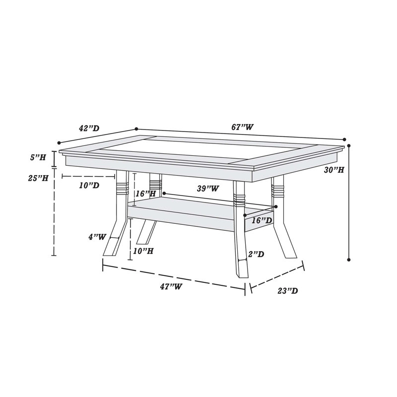 Table de salle à manger en bois d'hévéa au fini argenté, plateau central en verre, 1 pièce, avec tablette, mobilier de salle à manger