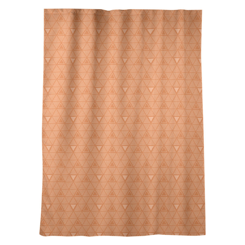 Jordao Room Darkening Curtain Single Panel, Orange