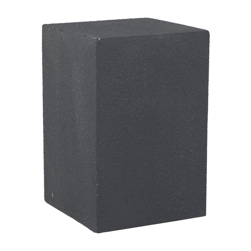 Tabouret contemporain en oxyde de magnésium, Noir