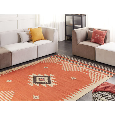 Devyn Southwestern Cotton Hand Woven Area Rug