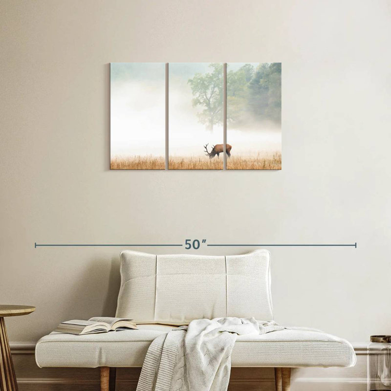 Cataloochee Elk, 20" H x 33" W