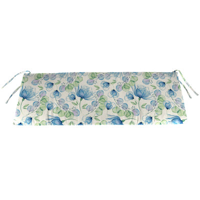 Outdoor Bench Cushion with Ties