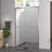 44 - 48"X76" Double Sliding Shower Door For Bathroom, Aluminum Frame With Finished, 1/4" (6Mm) Clear Tempered Glass, Materials, Reversible Installation-121166365