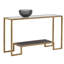 Carver 51'' W Glass Console Table