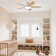 Low Profile 42" 5 - Blade Flush Mount Small Room Ceiling Fan with LED Light and Remote