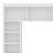 Space-Saving Wooden Loft Bed With Built-In Shelves-329945827