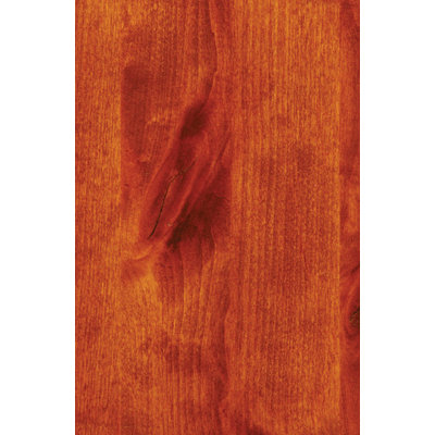Table de chevet à trois tiroirs Fireside Lodge Hickory Log XL - Cannelle