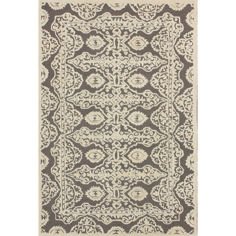 Rudra Hand Tufted Wool Floral Rug