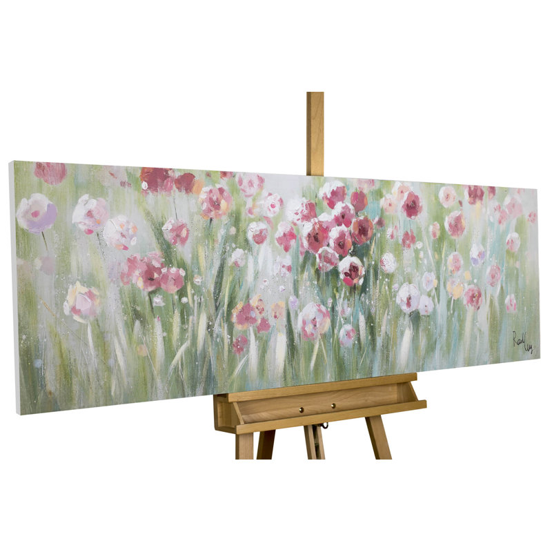 Unspoiled nature hand -painted acrylic painting