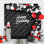 Shimmer Wall Backdrop noir à paillettes carrées et décorées pour mariage, anniversaire, fête, 36 panneaux