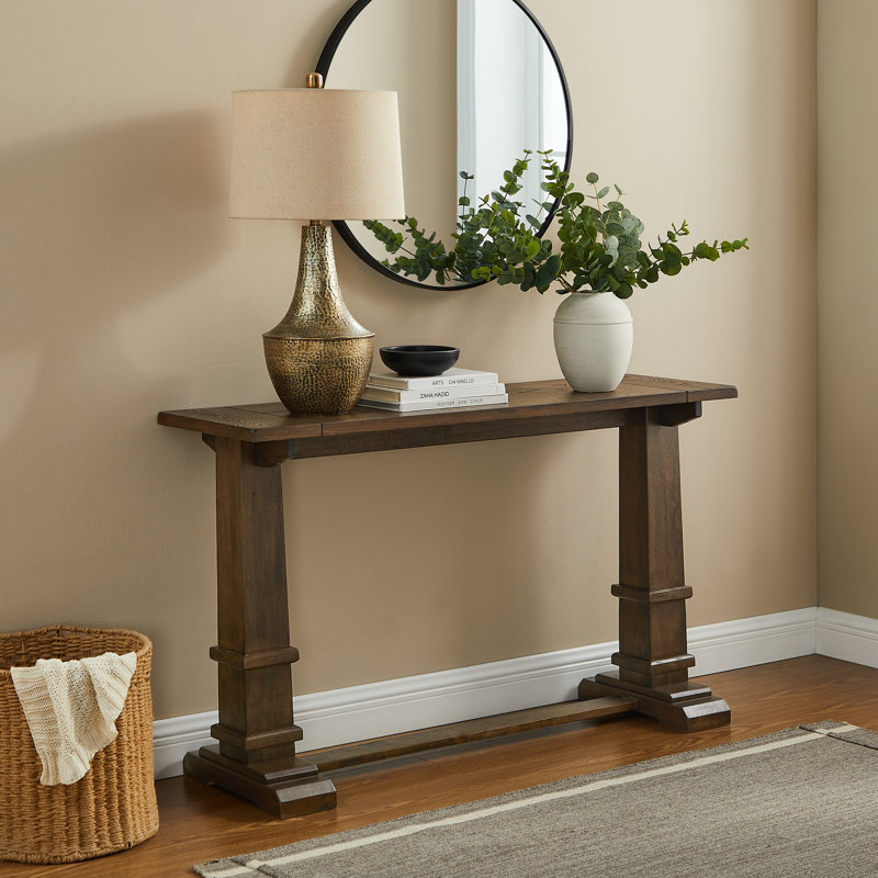 Marksbury 50'' Console Table, Dark Oak