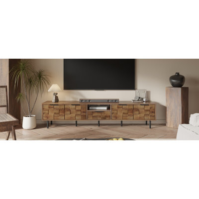 TV Stand For 85 75 65 Inch Tvs, Consoles For Living Room, Entertainment Center With Storage