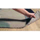 Gaye Handmade Wool Teal/Navy/Beige Rug