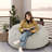 Ester Refillable Foam Bean Bag Chair-107283462-107283463