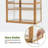 44.5" W x 24.8" D Cold Frame Greenhouse with Adjustable Shelves for Outdoor Indoor Use-94353363