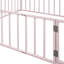 Structure de lit pour grand lit en métal avec clôture et porte, rose-1716665522-1716665523