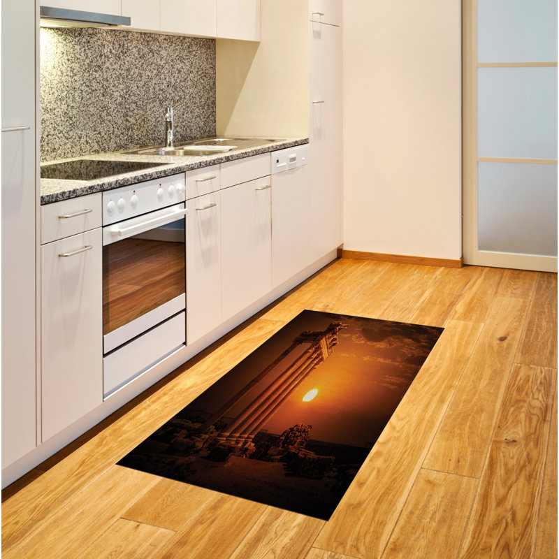 Tapis décoratif Sun Sun, Rectangle 2 pi 7 po x 5 pi