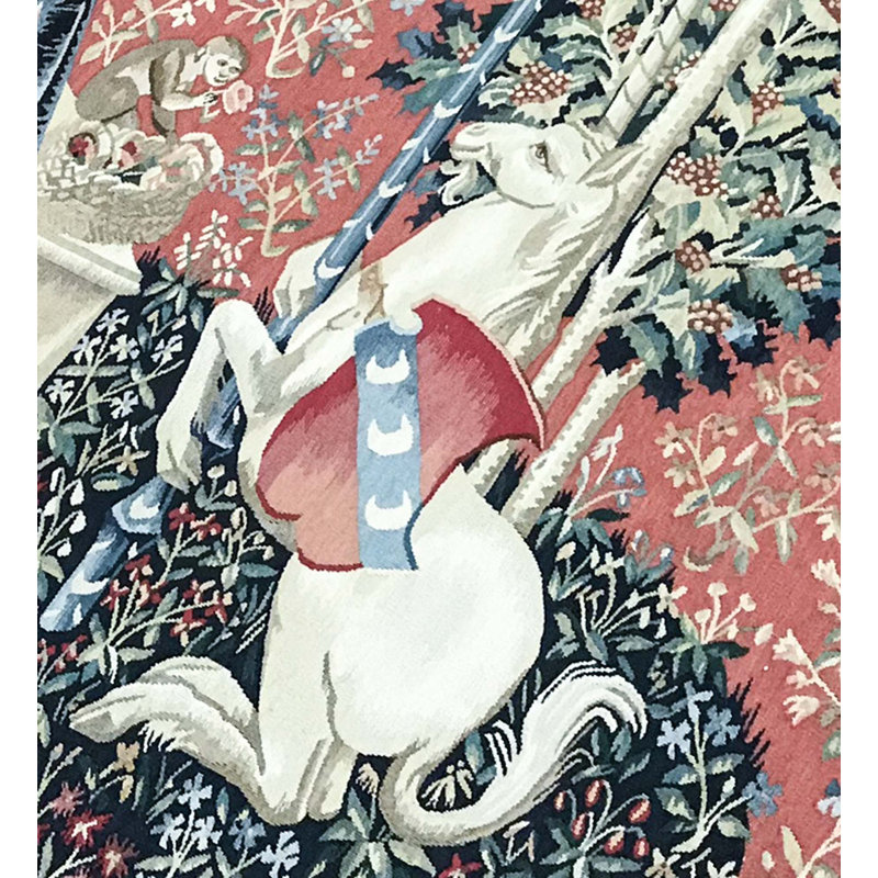 Hand-Knotted High-Quality Green and Pink Area Rug