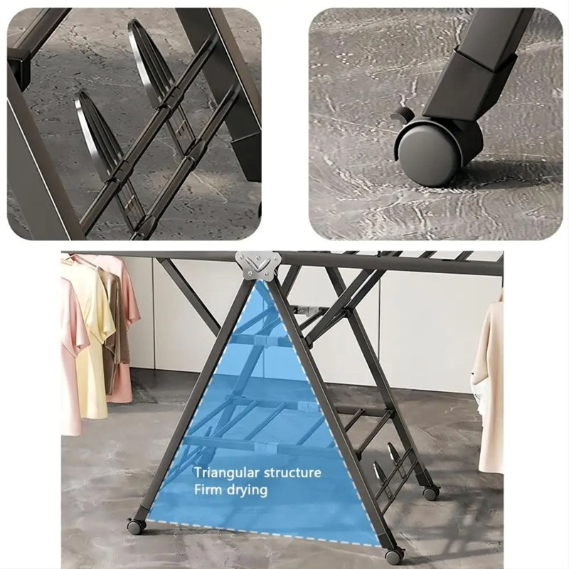Iron Foldable Freestanding Drying Rack