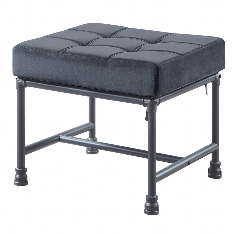 Rectangle Shape Fabric Upholstered Ottoman