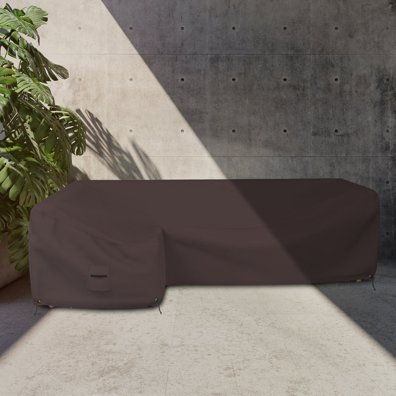 Outdoor Cover, 78.7cm H x 210.8cm W x 81.3cm D, Coffee