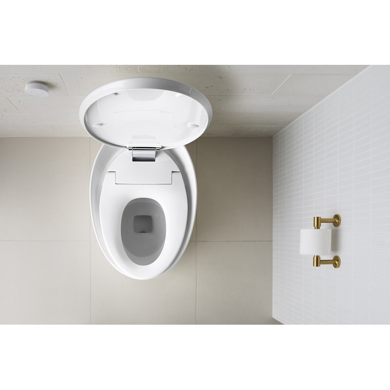 Avoir Comfort Height One-Piece Elongated 1.28 Pgf Chair Height Toilet With Quiet-Close Toilet Seat And Cover