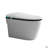 Luxury Smart Toilet With Bidet Seat Built-In, Intelligent Toilet Auto Open/Close Seat, Foot Sensor, LED Display,Night Light, Warm Water & Dryer,White-120638332-120638333