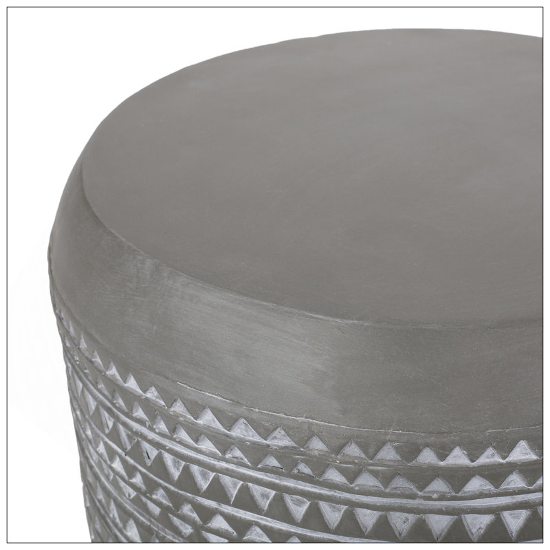 Table d'appoint d'extérieur en béton léger