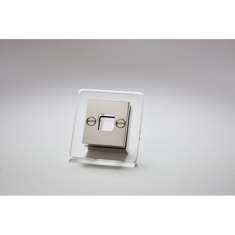 Transparency Geometric Knob, Polished Nickel