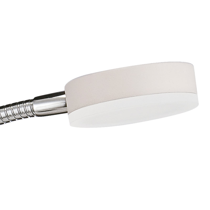 Elijah Adjustable Metal Desk Lamp, Matt White