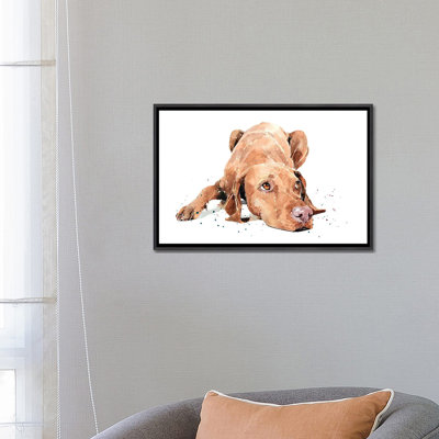 " Vizsla Calm Before The Storm " by EdsWatercolours