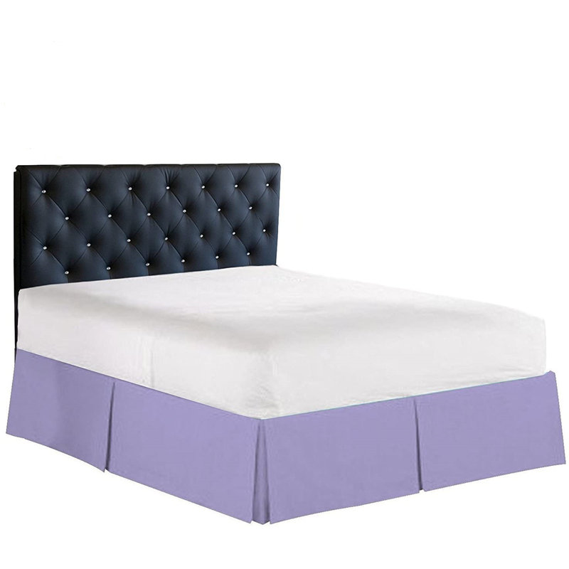 Ruffled Bed Skirt, King, Lilac