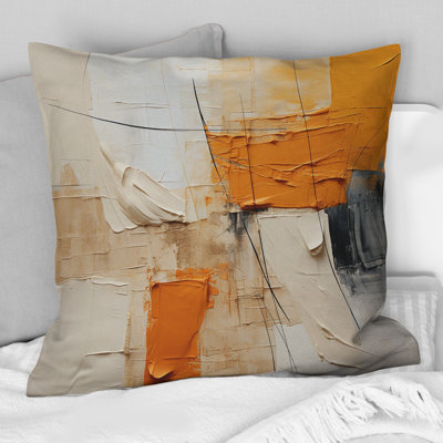 Coussin Textile Symphony II - Abstract Collages