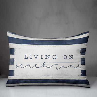 Beach Time Rectangular Pillow Cover & Insert