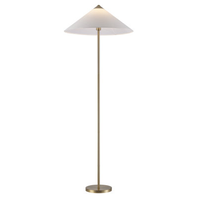 Lampe sur pied supérieure dorée 1 lumière Adler