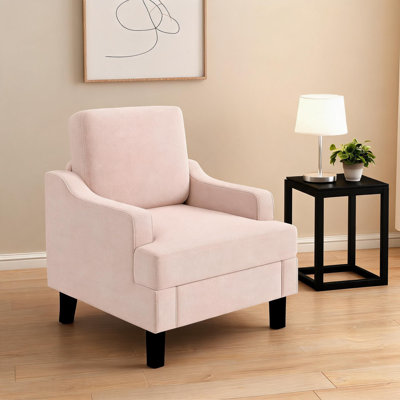 Fauteuil d'appoint en chenille, fauteuil de lecture rembourré