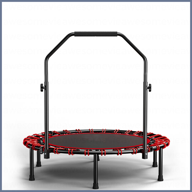 40Inch Foldable Trampoline With Handle-Premium-Elastic -Black